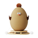 Maxbell Cat Scratching Post Interactive Ball Track Toy for Playing Exercise Climbing brown