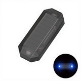 Solar Light, Waterproof Rear light, Warning, Night Cycling Black Blue Light
