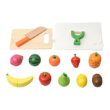 Maxbell Cutting Play Pretend Food Kitchen Accessories for Boy Girl Ages 3+ Years Old