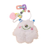 Maxbell Plush Keychain Lovely Portable Hanging Ornament for Handbag Purse Decoration White