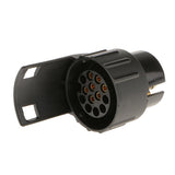 Maxbell 25x7 pin to 13 pin Twin Short Towing Caravan Socket Plug Adaptor 12V