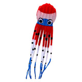 Maxbell Maxbell Large Octopus Kite Single Line Long Tail for Kids Adults Beach Park Red