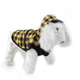 Maxbell Maxbell Yellow Tartan Dog Coat (M)