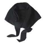 Maxbell Women Winter Scarf Soft Windproof Triangle Neck Scarf for Office Home Indoor Black