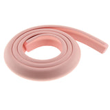 2m L Shape Rubber Strap Edge Guard Baby Safety Corner Protection Pink Green
