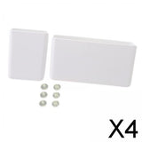 Maxbell 4xPhone Holder for Beach Tote Portable Elegant Hanging Insert Travel Organizer white