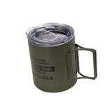 Maxbell Camping Mug Double Wall Vacuum Insulated Rustproof Reusable 11oz Camping Cup Green