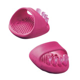 Maxbell 2Pcs Arch Trainers Professional Gifts Sandles for Foot Massage Foot Massager Rose Red