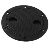 Maxbell 10x Marine Boat RV Black 4inch Access Hatch Cover Twist Screw Out Deck Plate