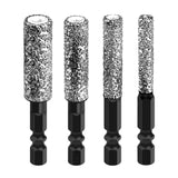 Maxbell 4 Piece Professional High Hardness Drill Bit for Glass Granite Ceramics Tile