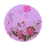 Maxbell Chinese Oiled Paper Umbrella Oriental Parasol for Holiday Stage Show Wedding Style C