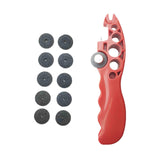 Maxbell Ampoule Cutter Vial Opener Practical Glass Cutter for Bottles Ampule Breaker Red