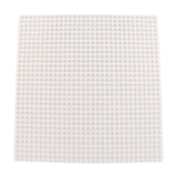 Maxbell Building Brick Base Plate Lightweight Hands on for Preschool Kids Boys Girls White