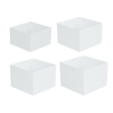 Maxbell 4 Acrylic Cake Stands DIY Decor Cupcake Racks for Countertop Party Tabletop