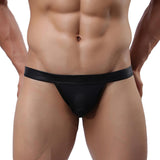 Maxbell Sexy Men's PU Leather Mesh G-string Underwear Briefs Underpants Black S - Aladdin Shoppers