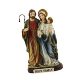 Maxbell Holy Family Figurine Catholic Resin Desktop Ornament for Mantel Desk Bedroom