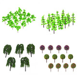 Maxbell 50± Pine Tree Scene Layout N Z+100 Fir Tree+25  1:150-200+30 Trees HO