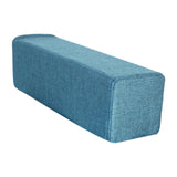 Maxbell Couch Arm Rest Pillow Wear Resistant Soft Sofa Side Arm Rest Pillow for Home Blue
