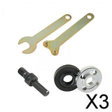 Maxbell 3xElectric Drill Angle Grinder Adapter Flange Nuts Drill Arbor Adapter Mandrel