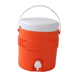 Maxbell 3.8L Insulated Camping Cooler Barrel Water Bottle Jug for RV Outdoor Fishing Orange