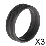 Maxbell 3xAluminum Reel Seat Hood Locker Lock Ring for Fuji Reel Seat 16