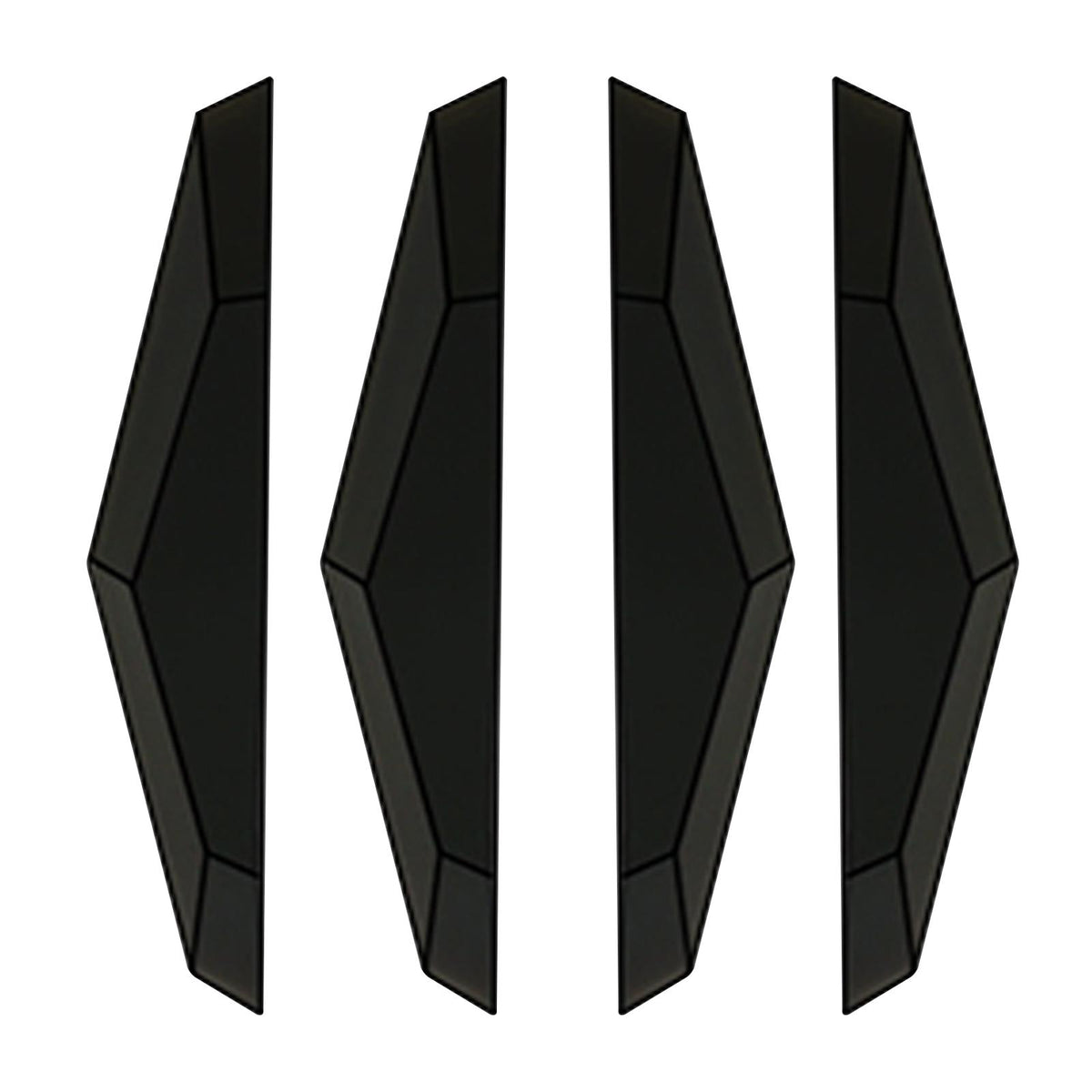 4Pcs Auto Car Door Anti Collision Strip for Byd Atto 3 Yuan Plus 2022 Black