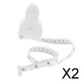 Maxbell 2xBody Tape Measure, Waist Tape Measure, Body Fat Measuring Tape Push Button