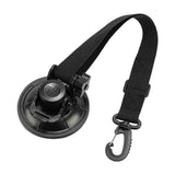 Maxbell Adjustable RV Door Retainer Strap Accessory Lightweight Silicone Suction Cup Black