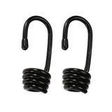 Maxbell 2 Pieces Plastic Coated Steel Wire Hooks for Shock Cord Bungee Rope End 10mm - Aladdin Shoppers