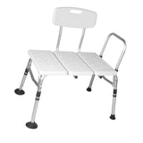 Maxbell Inside Shower Bench Extended Comfortable Transfer Bench for Disabled Seniors