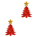 Maxbell Christmas Drop Earrings Trendy Decor for Dating Christmas Gift Birthday Gift red