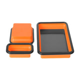 Maxbell Foldable Magnetic Parts Tray Practical Organizer for Screws Nuts Accessories 3 Piece Set