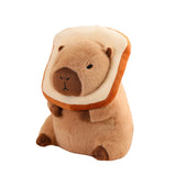 Maxbell Capybara Stuffed Animal Plush Accompany Sleep Toy for Adults Kids Boys Girls Bread 30cm