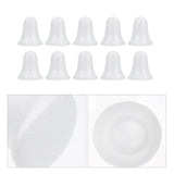 Maxbell 50 Pieces Christmas Bubble Bells Decor DIY Crafts for Party Festival Holiday 6.5cm