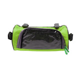 Maxbell Maxbell Bicycle Mobile Phone Pouch Handlebar Bag with Touch Screen Round Green