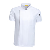 Maxbell 3xChef Coat Short Sleeve chef Jacket for Restaurant Bakery White L