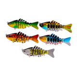 Maxbell 5 Pieces Fishing Lures Gifts Professionals Lifelike Beginners Swimming Lures