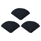 Maxbell 60Pcs Hat Sweat Liner Disposable Self Adhesive Stickers Hat Liner Sweatbands black