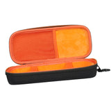 Maxbell Microphone Storage Case Cordless Microphone Case for Travel Outdoor Activity Orange Inside