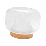 Maxbell Creative Snow Mountain Shape Night Light Ornament Fish Bowl Thickened Glass