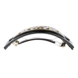 Maxbell 3Pcs French Acetate Hair Clip Automatic Barrette Women Thick Hair Hairpin