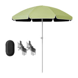 Maxbell Baby Stroller Parasol Folding with Clamp for Beach Trips Trolley Beach Chair Green