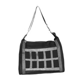 Maxbell Horse Hay Bag Slow feed Feeder Travel Sheep Adjustable Strap Pasture Hay Net