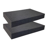 2 Pieces Packing Sponge Inserts Versatile for Transporting Crafting Game Box 20cmx30cmx4cm