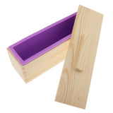 Maxbell Silicone Soap Mold Wood Box Wooden Beveler Planer Handmade Soap Cutting Tool