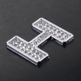 Maxbell Rhinestone Diamante DIY Letter H Alphabet 3D Car Badge Sticker Decal Emblem - Aladdin Shoppers