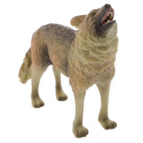 Maxbell Maxbell Realistic Howling Wolf Wild Animal Figurine Model Action Figure Kid Toy Gift