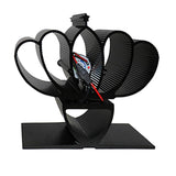 Maxbell Mini Fan Heat Powered Stove Fan for Wood/Log Burner