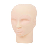 Maxbell Facial Tattoo Practice Mannequin Head Multipurpose Lightweight Soft Silicone