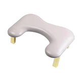 Foldable Manicure Hand Pillow Comfortable Nail Handrest for Home Table Salon Argent